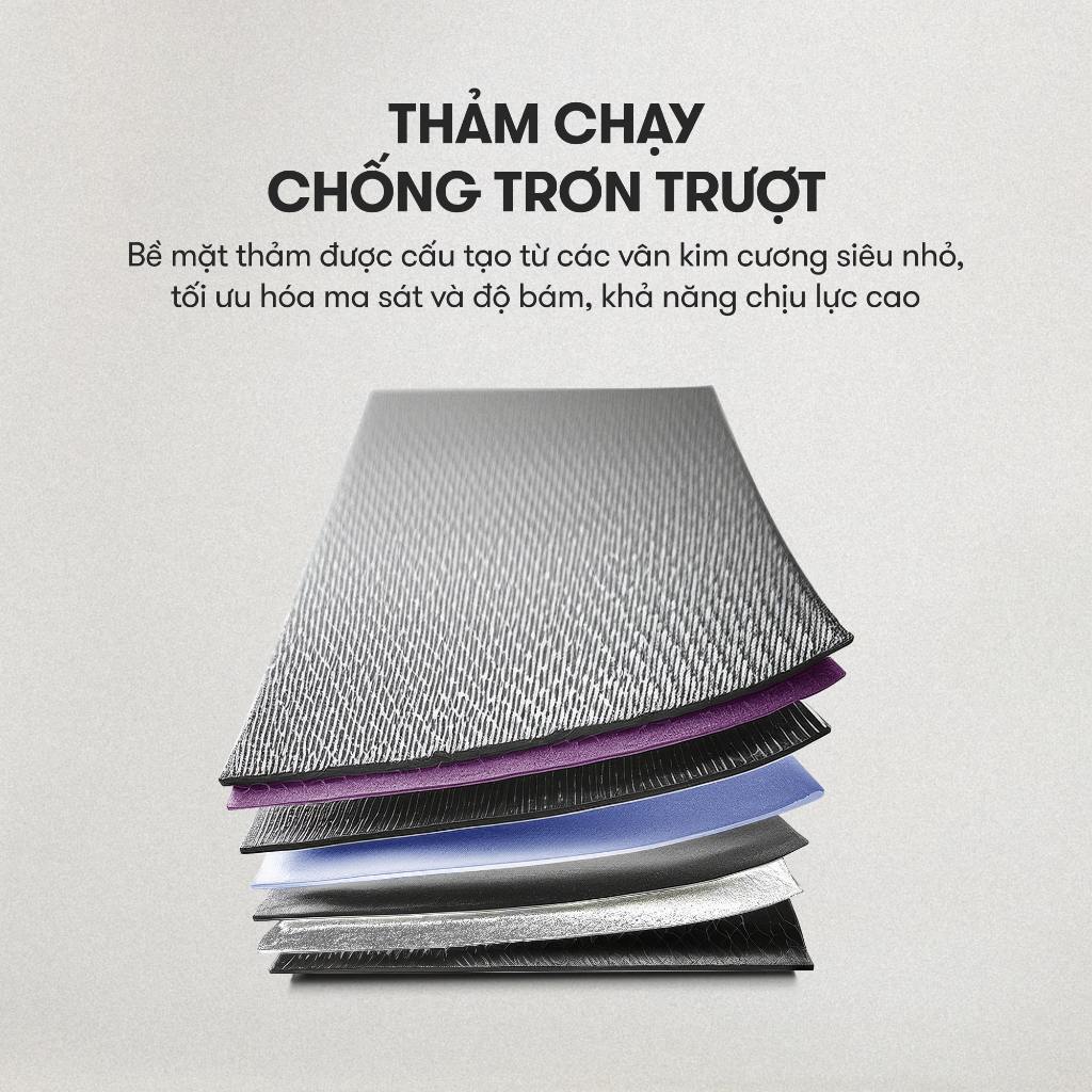 Máy chạy bộ KINGSPORT KS-2055 đa năng khung sườn Kingtech Titan 2.0 mạnh mẽ,12 chương trình