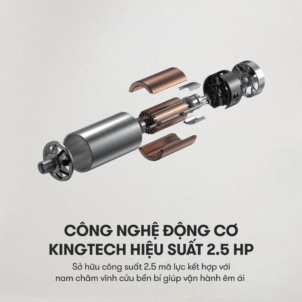 Máy chạy bộ KINGSPORT Kungfu đa năng, động cơ Kingtech hiệu suất 2.5 HP, 12 bài luyện tập