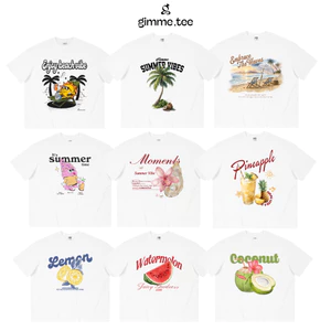 Áo Thun Boxy Đi Biển Gimme - MÙA HÈ - Premium Cotton 250gsm Cotton 2 Chiều - GMBX15
