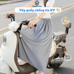 Váy Quây Chống Nắng Nữ Co Giãn 4 Chiều Chất Liệu Băng Lụa Lạnh Mát Mẻ Lưng Đai Chun Freesize