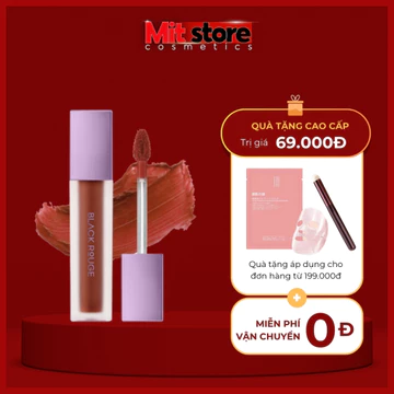 Son Kem Black Rouge Air Fit Velvet Tint Ver 2 Màu A12 Nắp Tím Chất Son Mềm,Mịn Tone Da