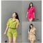 Set Đũi CROPTOP Mới Thiết Kế Vải Đũi Mát Nhẹ Thời Trang XU HƯỚNG