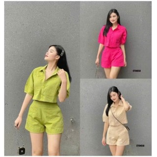 SET BỘ VẢI ĐŨI CROPTOP 3 MÀU TRƠN BASIC NỔI BẬT PHONG CÁCH TRẺ TRUNG CÁ TÍNH PHÙ HỢP THỜI TRANG
