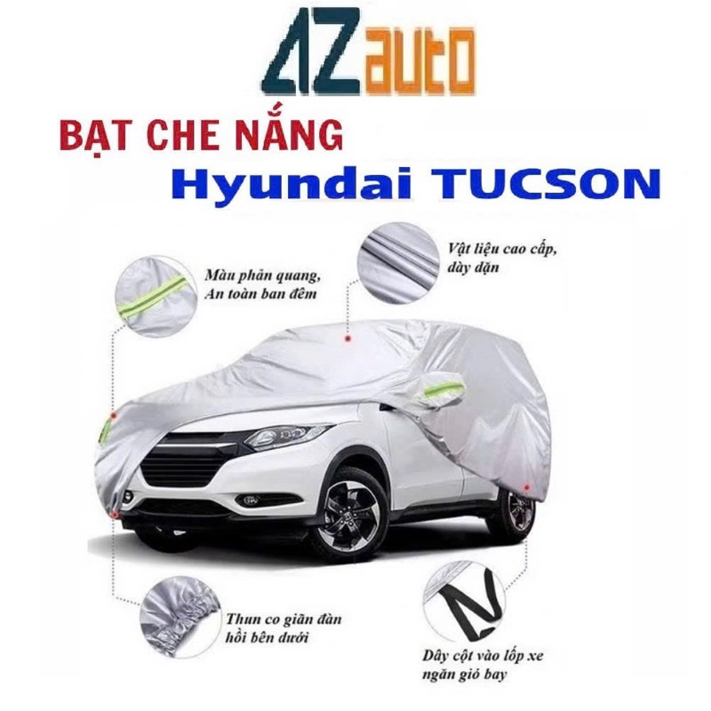 Bạt phủ xe Huyndai Tucson 3 lớp cách nhiệt cao cấp