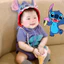 Bodysuit Stick kèm mũ, túi tặng kèm tất trắng cho bé Hàn Quốc cover Uhorang bé 3-13kg, bé trai, bé gái