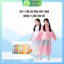 Set 7 bộ áo mưa dày dặn dùng 1 lần cho bé (gồm 7 màu)