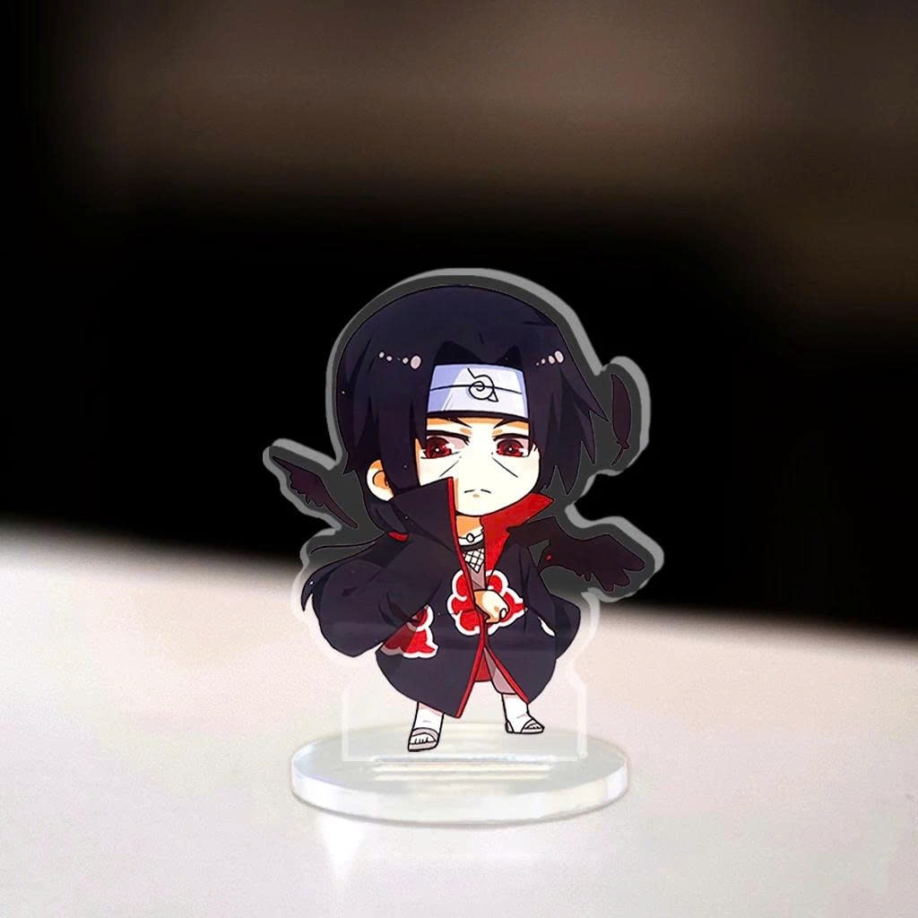Standee, Mô Hình Naruto Standee Chibi Cao 5cm In UV Cắt Viền Anime Manga Itachi Sasuke Madara Hinata Cute - SakuMai