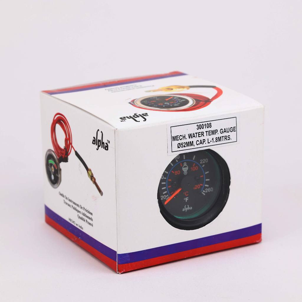 Đồng Hồ Đo Nhiệt Độ Nước Làm Mát VIAIR Alpha 300108 Dây 1.8m
