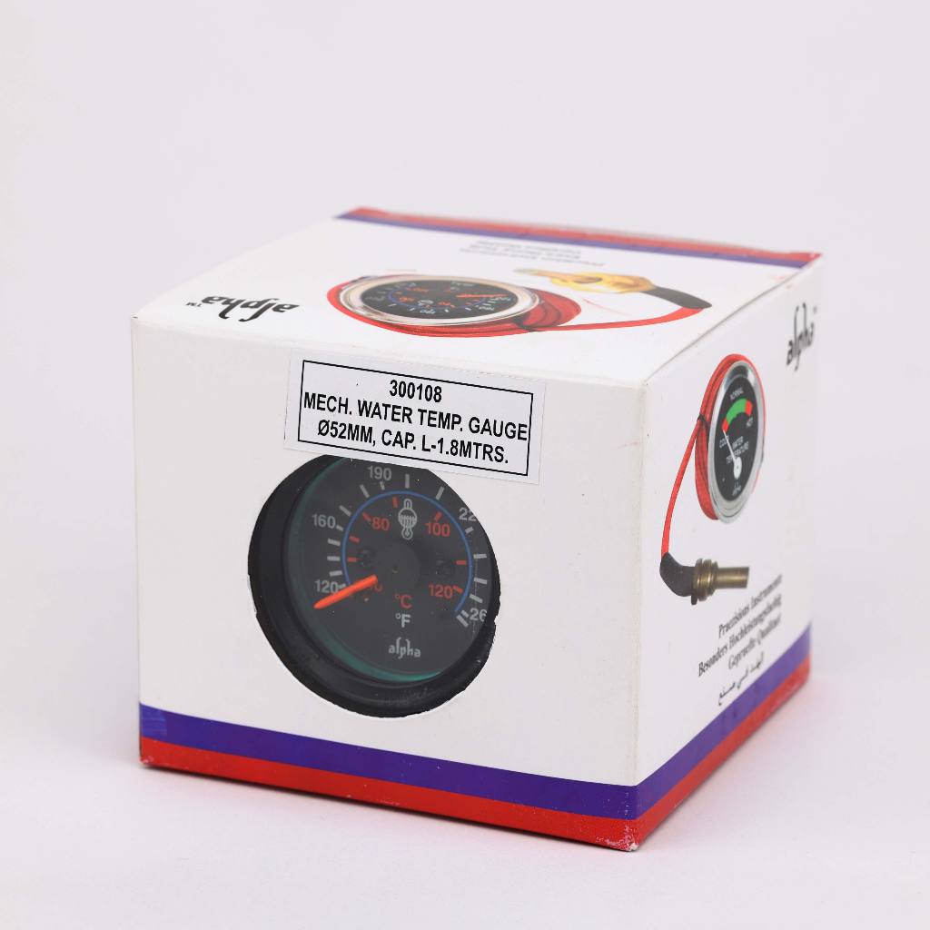 Đồng Hồ Đo Nhiệt Độ Nước Làm Mát VIAIR Alpha 300108 Dây 1.8m