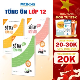 Sách - Chương trình SGK mới: Tổng ôn Toán - Văn - Anh lớp 12 ôn thi THPT