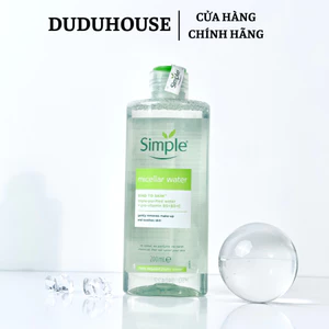 Nước Tẩy Trang Cho Mọi Loại Da Simple Micellar Water 200ml
