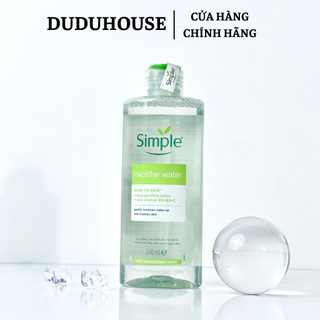 Nước Tẩy Trang Cho Mọi Loại Da Simple Micellar Water 200ml