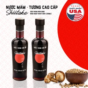 Nước Tương Cao Cấp Shiitake Làng Chài Xưa Lên Men Từ Nấm Ngọt Nhât Và Đậu Nành