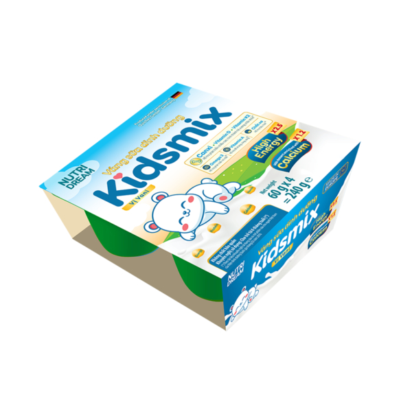 Váng sữa dinh dưỡng Kidsmix lốc 4*60gr cho bé
