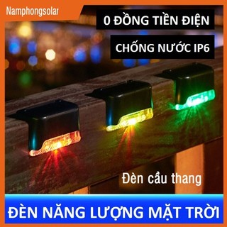 Đèn cầu thang năng lượng mặt trời , cảm biến chuyển động ,chống nước, dùng gắn ban công,cầu thang,hàng rào