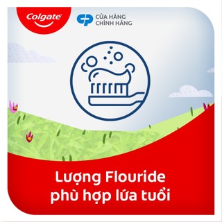 Bộ 2 Kem đánh răng Colgate Kid Free From cho bé 3-5 tuổi không chất bảo quản 80g