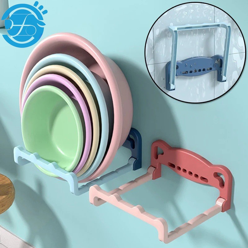 Giá Gắn Tường Treo Thau Chậu Loại Lớn / Kệ Dán Tường Treo Thau Chậu Nhà Bếp, Nhà Tắm