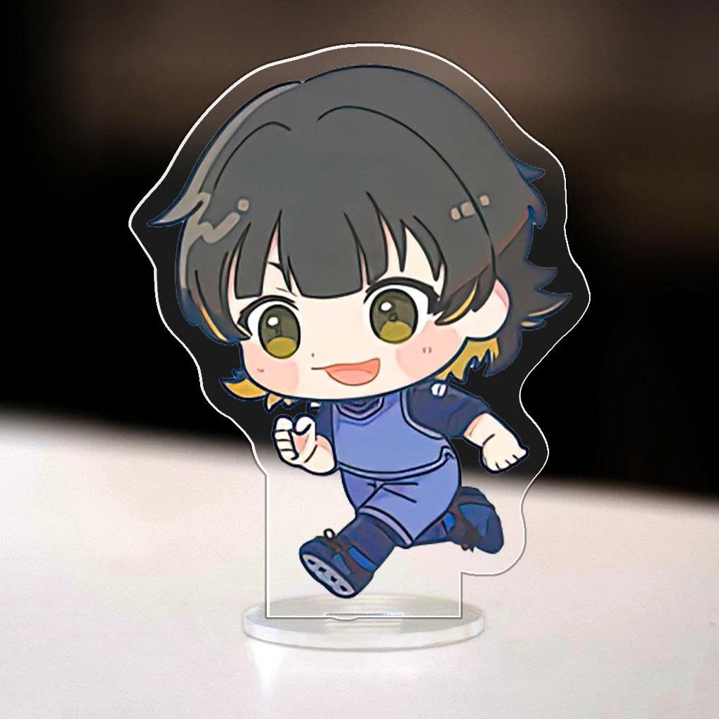 Standee, Mô Hình Blue Block Cao 5cm In UV Cắt Viền Chigiri Isagi Bachira Yoichi Trang Trí Góc Học Tập Cute - SakuMai