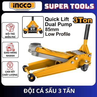 INGCO Đội cá sấu 3 tấn (nâng nhanh) HFJ304 < HÀNG CHÍNH HÃNG >