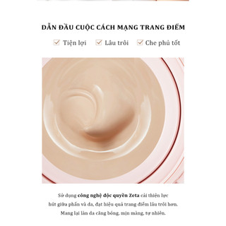 MẪU DÙNG THỬ 3 GÓI cushion cấp ẩm kiềm dầu lâu trôi HEXZE