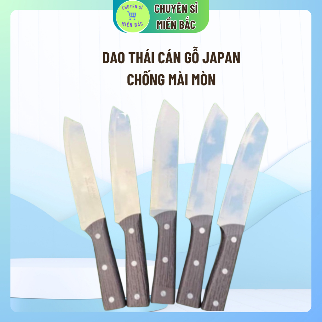 Dao thái cán gỗ Japan