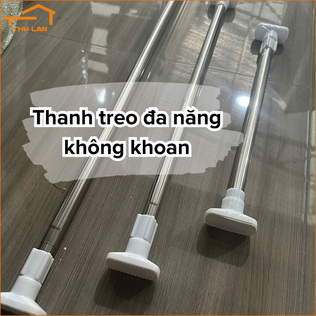 Thanh treo INOX - Thanh treo rèm ,màn cửa - Thanh treo không khoan ...