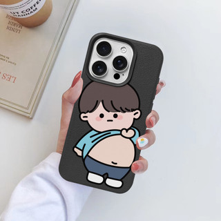 Ốp Lưng iPhone TPU Hoạ Tiết Da Mềm Couple Fat Chống Sốc, Chống Bẩn Cao Cấp - iP X/XS/11/12/13/14/15/16/17/Plus/Pro/Max