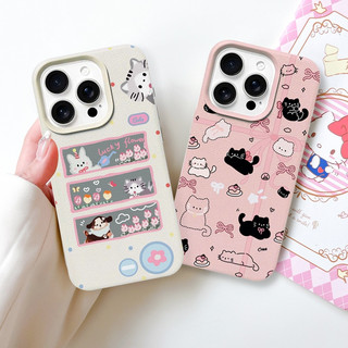 Ốp Lưng iPhone TPU Hoạ Tiết Da Mềm Mèo Hoa Nơ Chống Sốc, Chống Bẩn Cao Cấp - iP X/XS/11/12/13/14/15/16/17/Plus/Pro/Max