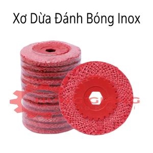 Combo 10 Xơ Dừa Đánh Bóng Inox Kim Loại 100mm