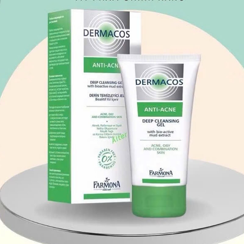 SỮA RỬA MẶT DE.R.MA.CO.S ANTI-ACNE DEEP CLEANSING FULLBOX