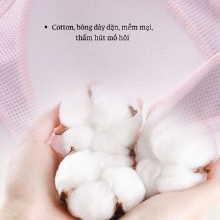 Áo lá nữ học sinh cotton lưới cao cấp thoáng mát Áo lót bra đệm mút vừa ôm ngực xinh xắn DEVARI B612