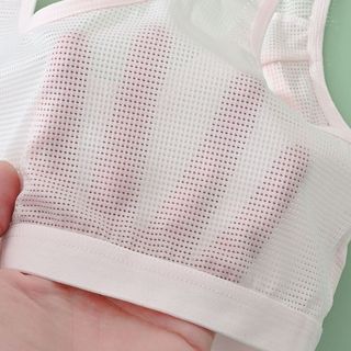 Áo lá nữ học sinh cotton lưới cao cấp thoáng mát Áo lót bra đệm mút vừa ôm ngực xinh xắn DEVARI B612