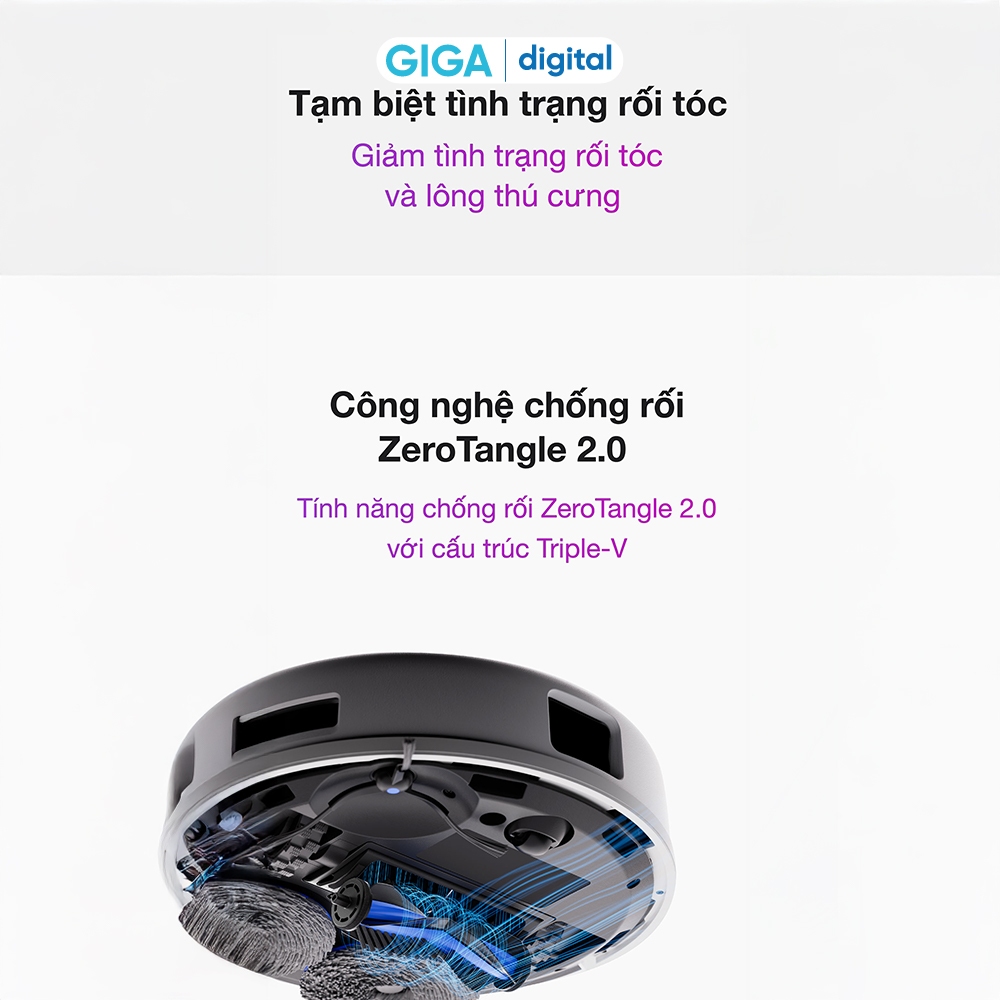 Robot hút bụi lau nhà Ecovacs Deebot Mini - Lực hút 9000Pa - Dung lượng pin 3200mAh - Hoạt động 150 phút