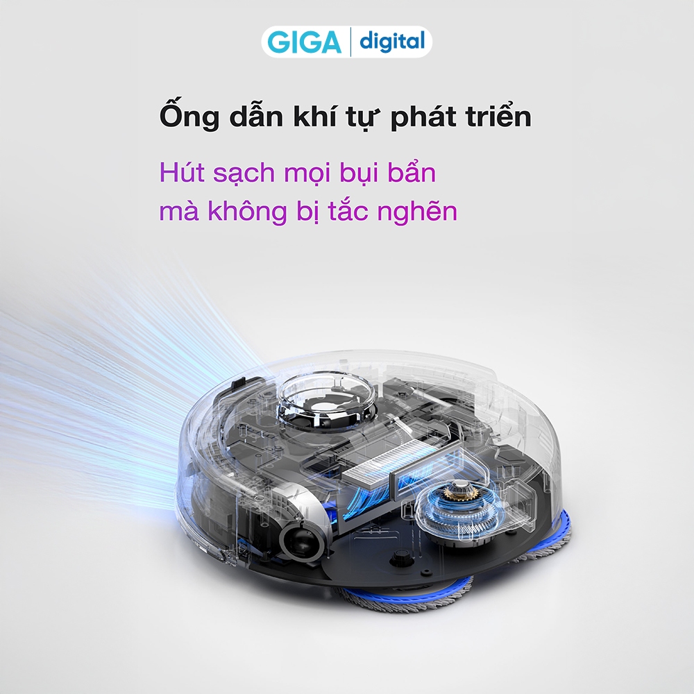 Robot hút bụi lau nhà Ecovacs Deebot Mini - Lực hút 9000Pa - Dung lượng pin 3200mAh - Hoạt động 150 phút
