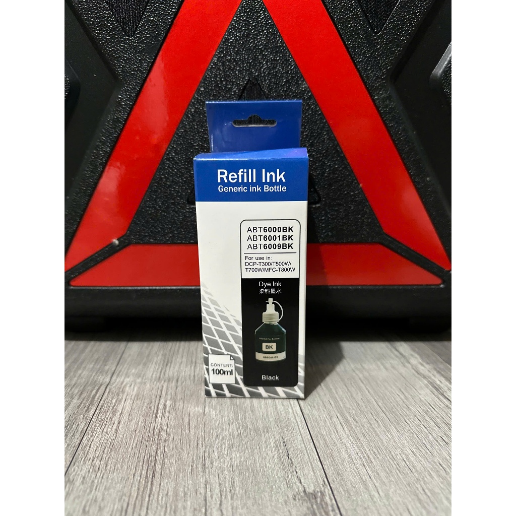 Bộ mực màu máy in Brother T300, T500W, T700W, T800W, T900W, - ABT6000BK -  Refill Ink
