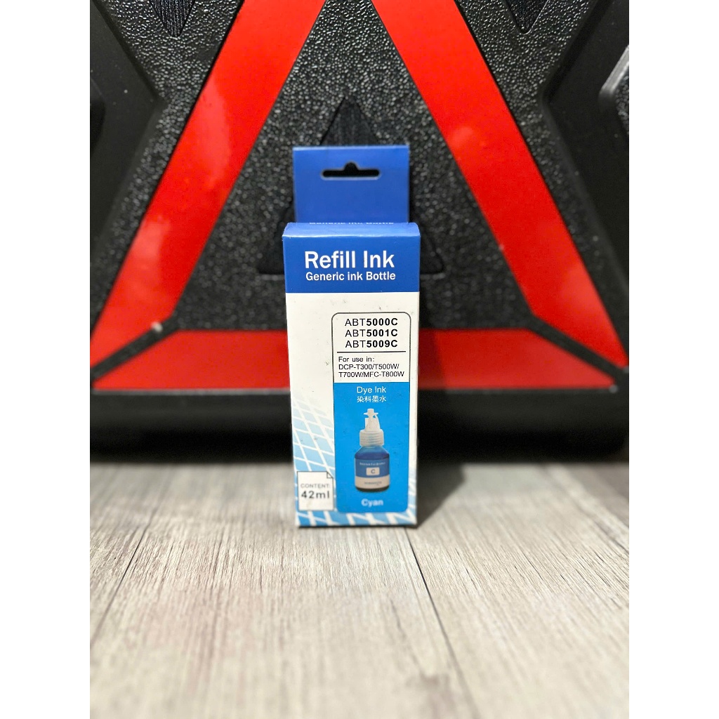 Bộ mực màu máy in Brother T300, T500W, T700W, T800W, T900W, - ABT6000BK -  Refill Ink