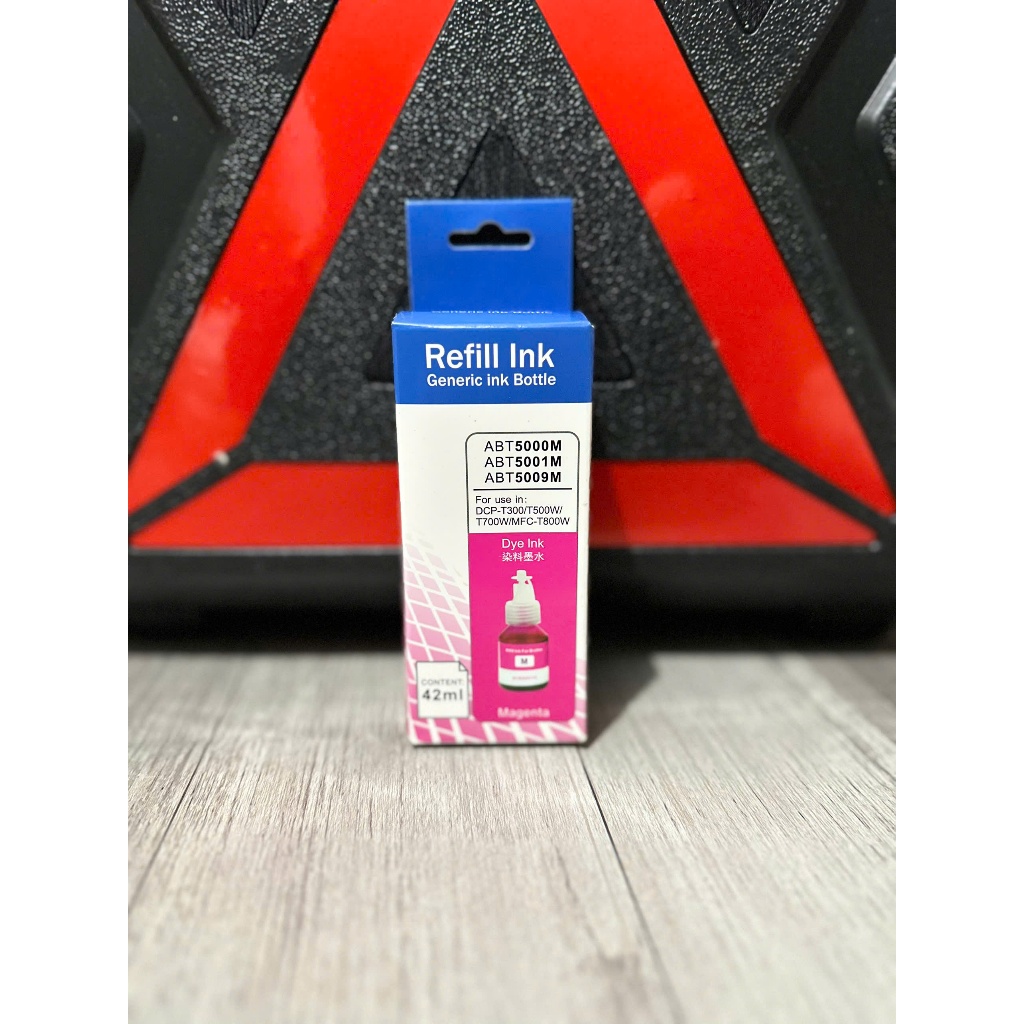 Bộ mực màu máy in Brother T300, T500W, T700W, T800W, T900W, - ABT6000BK -  Refill Ink