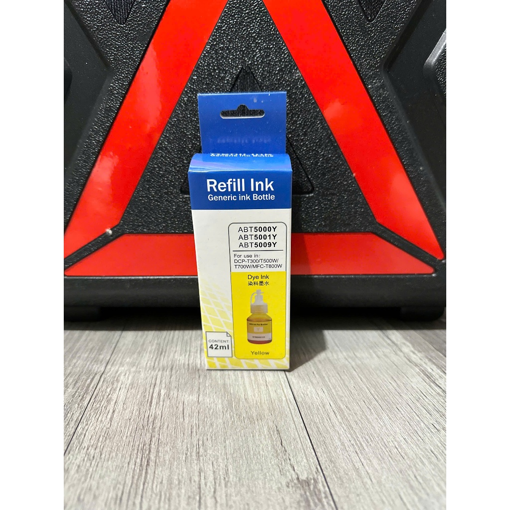 Bộ mực màu máy in Brother T300, T500W, T700W, T800W, T900W, - ABT6000BK -  Refill Ink