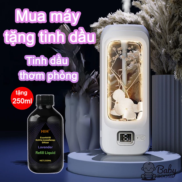 máy khuếch tán tinh dầu máy xông tinh dầu máy xông tinh dầu phòng ngủ Tinh dầu 80ml