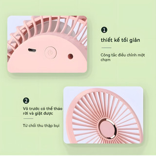 Quạt mini sạc điện 30000 MAH quạt kẹp,A6 Quạt máy tính để bàn,Điều chỉnh tốc độ 4 tốc độ xoay 720°