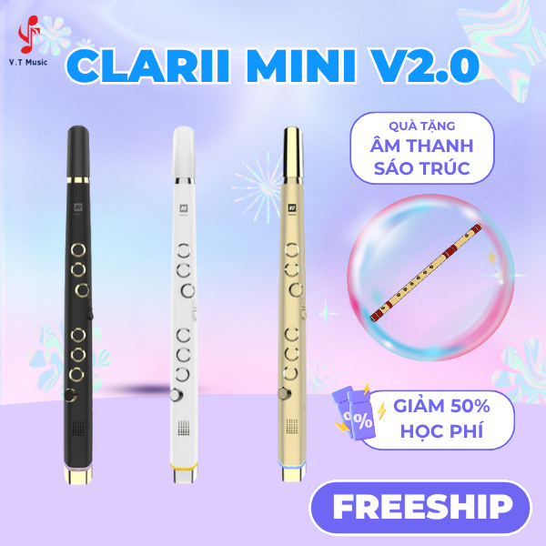 [Chính Hãng] Sáo điện tử Clarii Mini V2.0 - Tặng ngay âm thanh sáo trúc ...