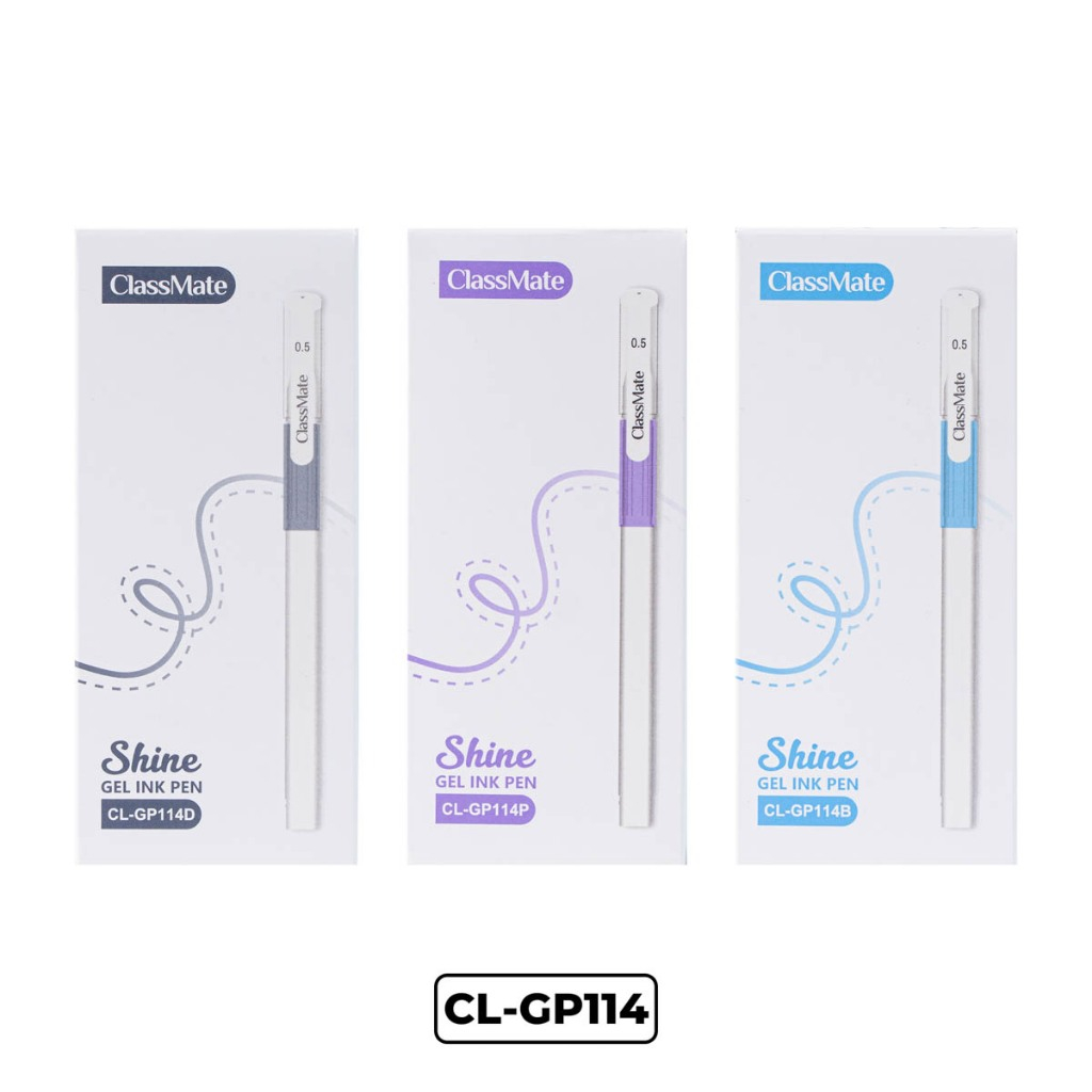 Hộp 12 Bút Gel Nước CLASSMATE Ngòi 0.5mm, Bút Mực Gel 3 Màu, Viết Trơn ...