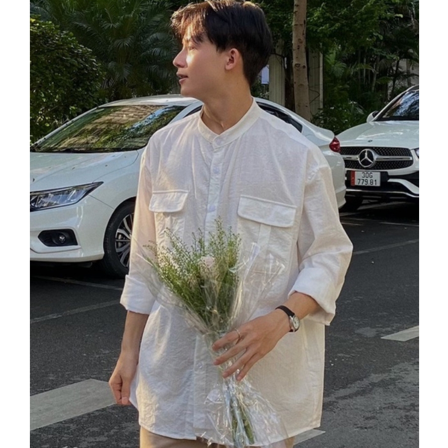 Áo Sơ Mi Nam Mùa Hè Chất Đũi Linen Thấm Hút Mồ Hôi Phù Hợp Mặc Đi Biển Đi Chơi Cao Cấp HALLEY A2