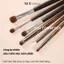 Bộ Cọ Trang Điểm 10 Cây Makeup Tổng Hợp OVW Lông Siêu Mềm Mịn, Bám Phấn Tốt Có Tặng Kèm Túi Đựng