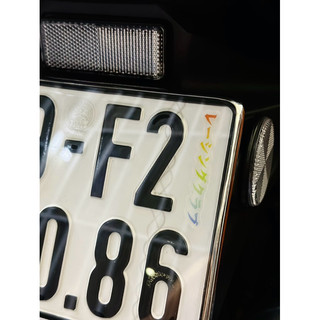 Tem Sticker Chữ Nhật JDM Syle Dán Biển Số, Có 2 Màu |SGDC - 1 Cái|