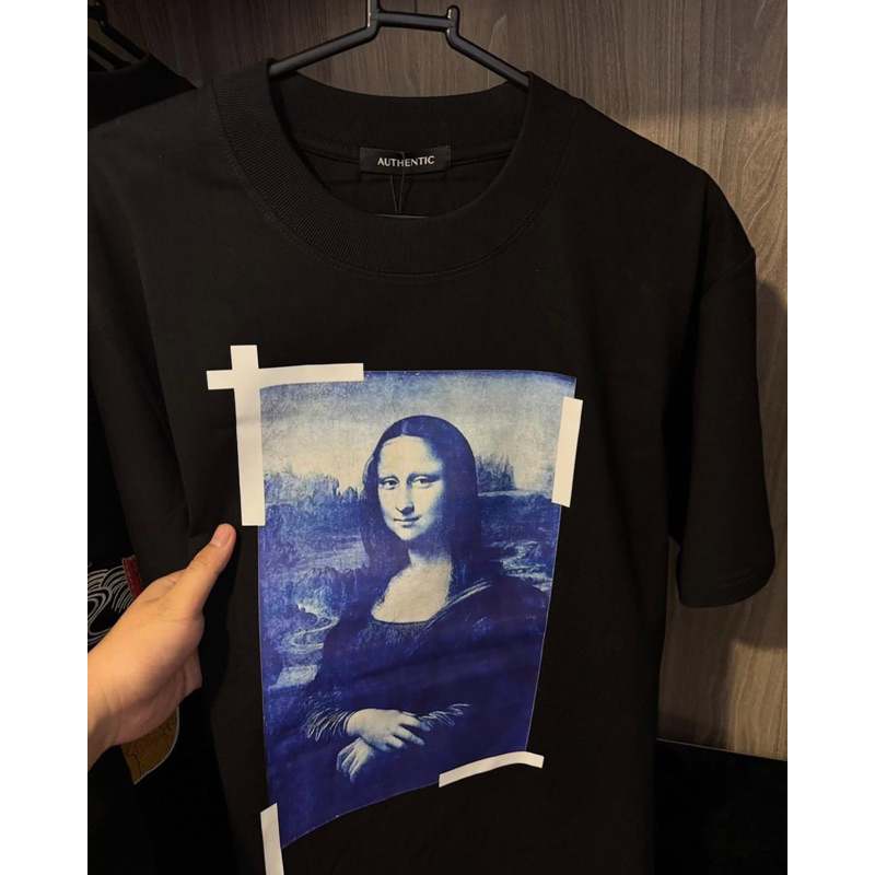 Áo Thun Mona Lisa Tranh Sơn Dầu Hình In Sắc Nét Vải Cotton 2 Chiều Hàng L1