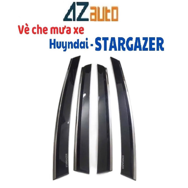 Vè che mưa xe Huyndai Stargazer 2022-2026 chỉ inox