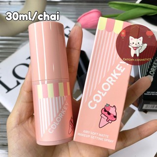 [COLORKEY] (Mini Size) Xịt Khóa Makeup Colorkey Kiềm Dầu, Matte Makeup Setting Spray, 30ml