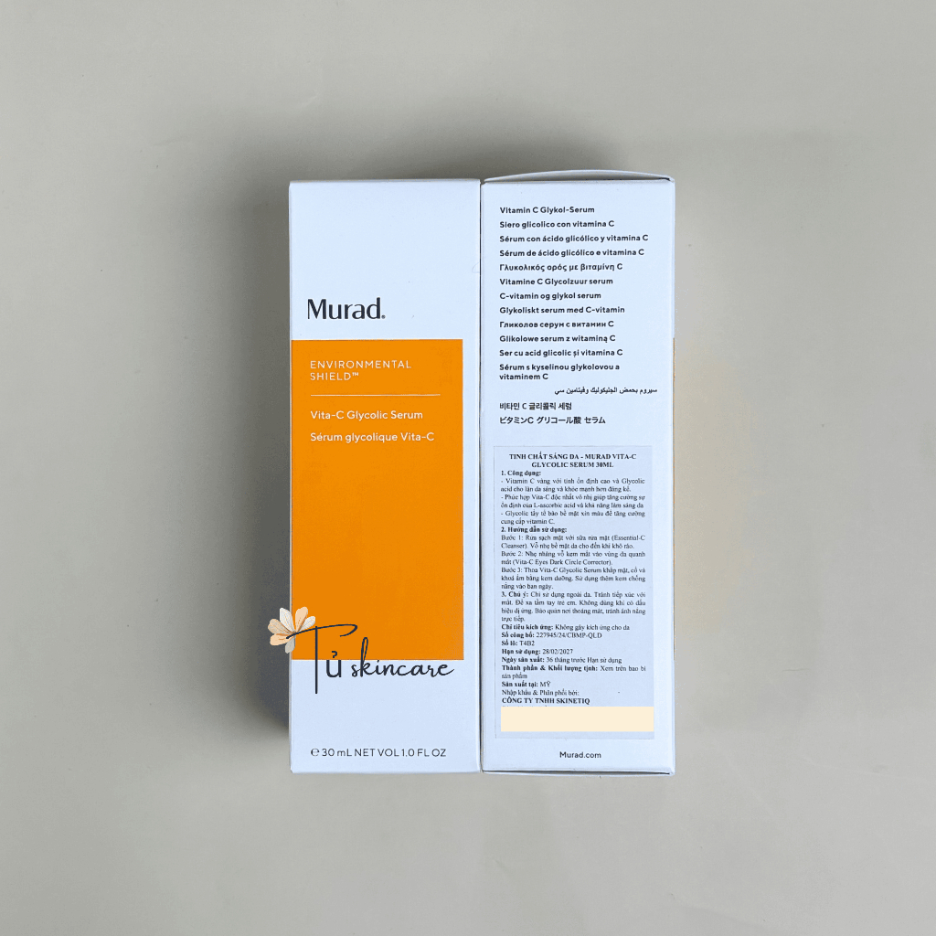 Tinh Chất Giúp Sáng Da, MờThâm Nám Murad Vita-C Glycolic Brightening Serum