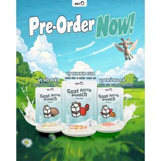 Pate sữa dê PetQ đủ vị bổ sung nước, dinh dưỡng cho mèo gói 70gr_ HusoPetShop